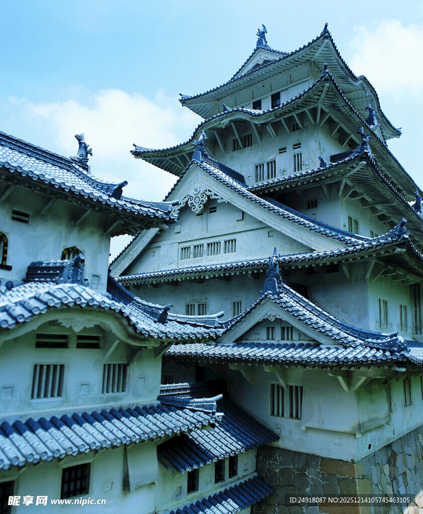 姬路城日本古老宏伟的城堡