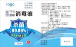 高效杀菌消毒液宣传海报
