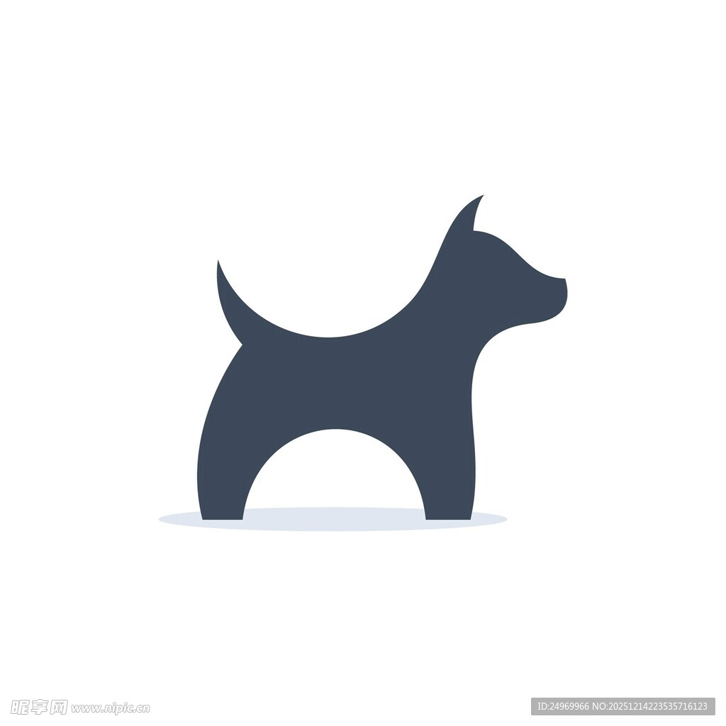 简约风格小狗图标