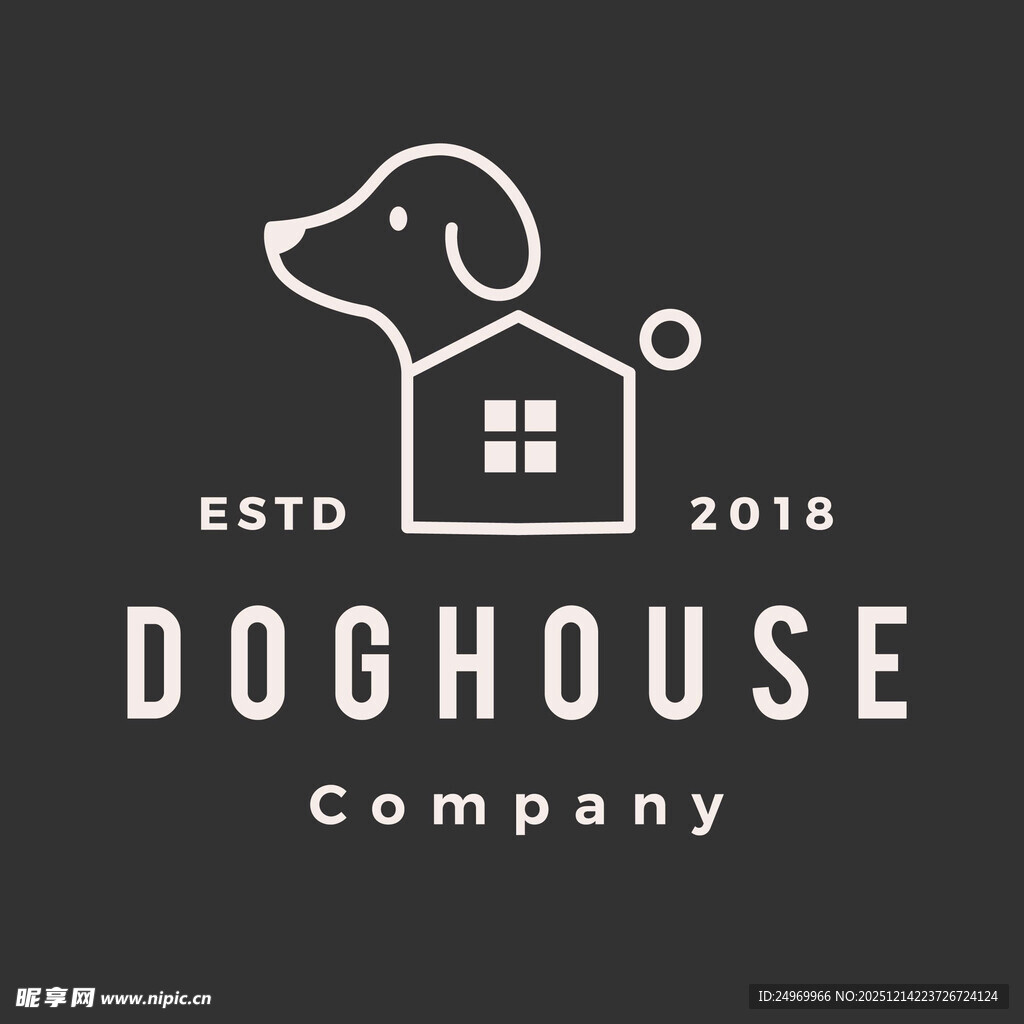 狗屋公司标志设计