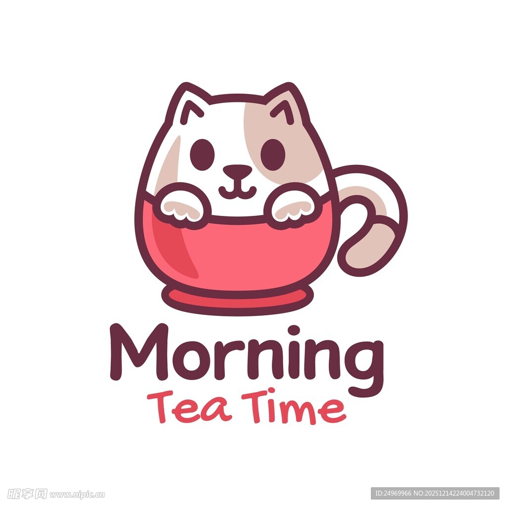 猫咪茶杯早茶时光