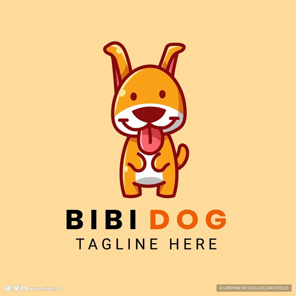 比比狗标志设计