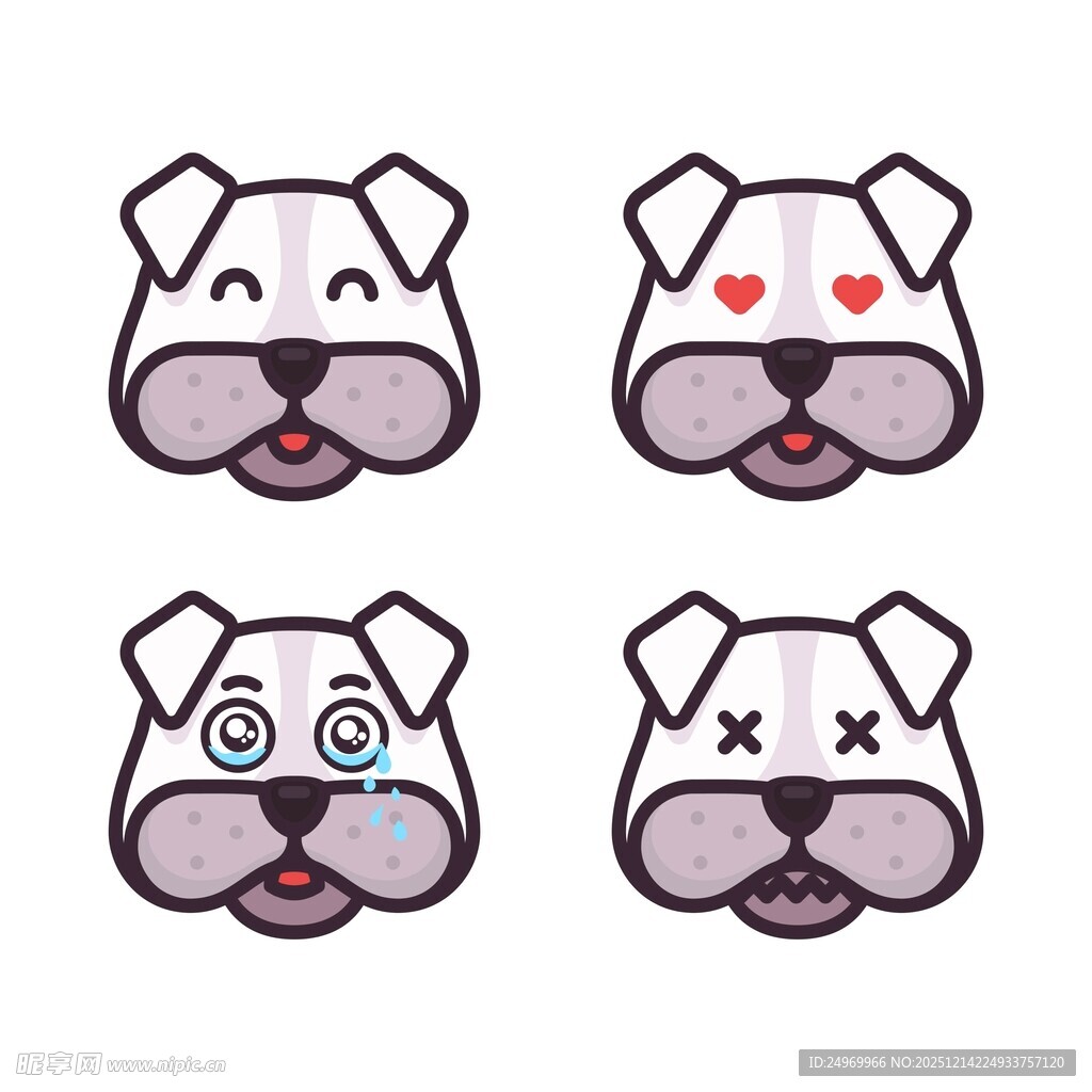 可爱小狗表情集合