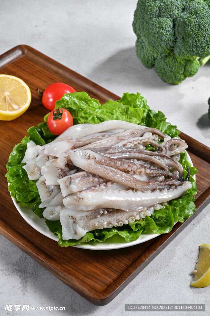 新鲜鱿鱼