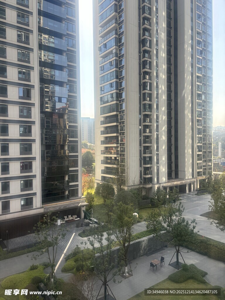 现代高层住宅景观