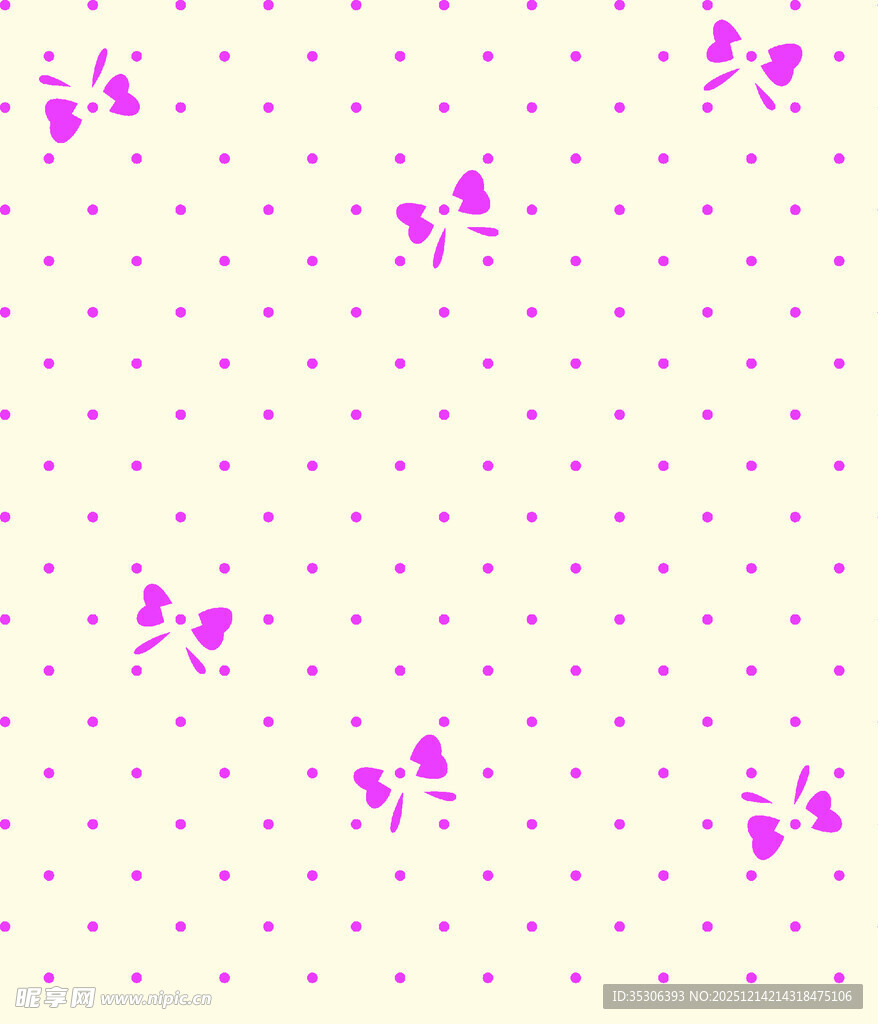 粉色蝴蝶结背景图案