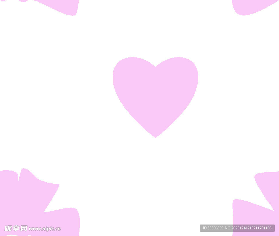 粉色爱心图案背景