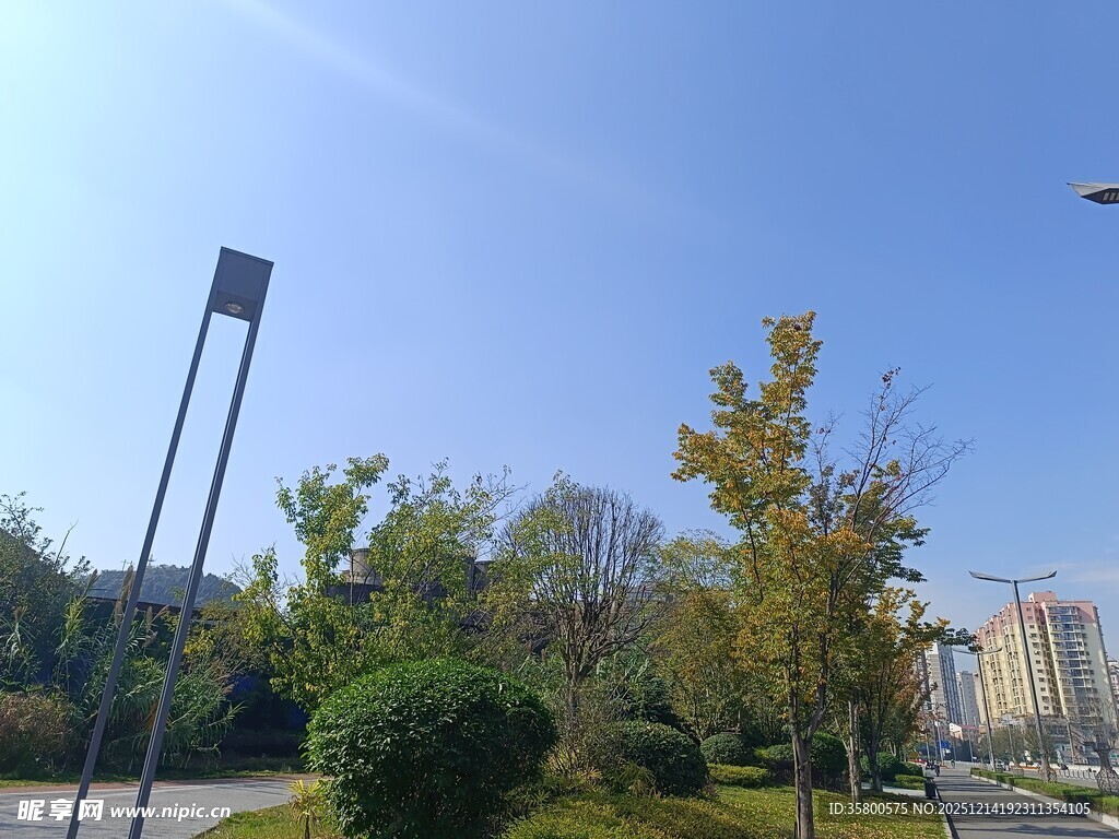 城市户外风景 