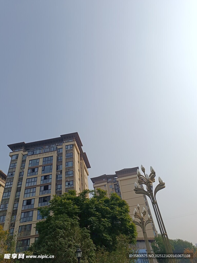 现代中式风格高层住宅楼