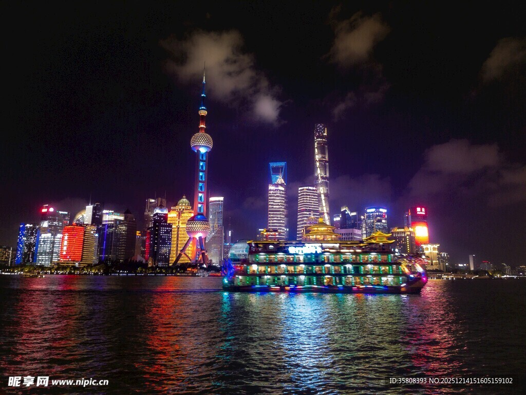 上海外滩璀璨夜景