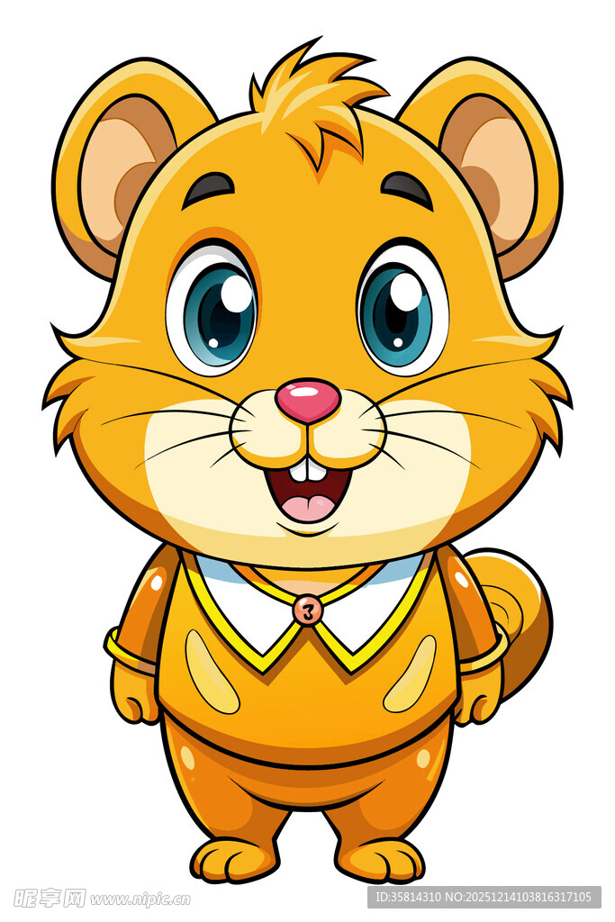 可爱小松鼠卡通形象