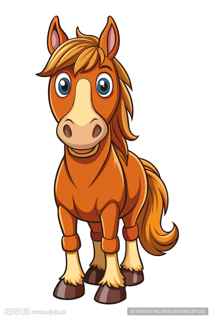 可爱卡通小马