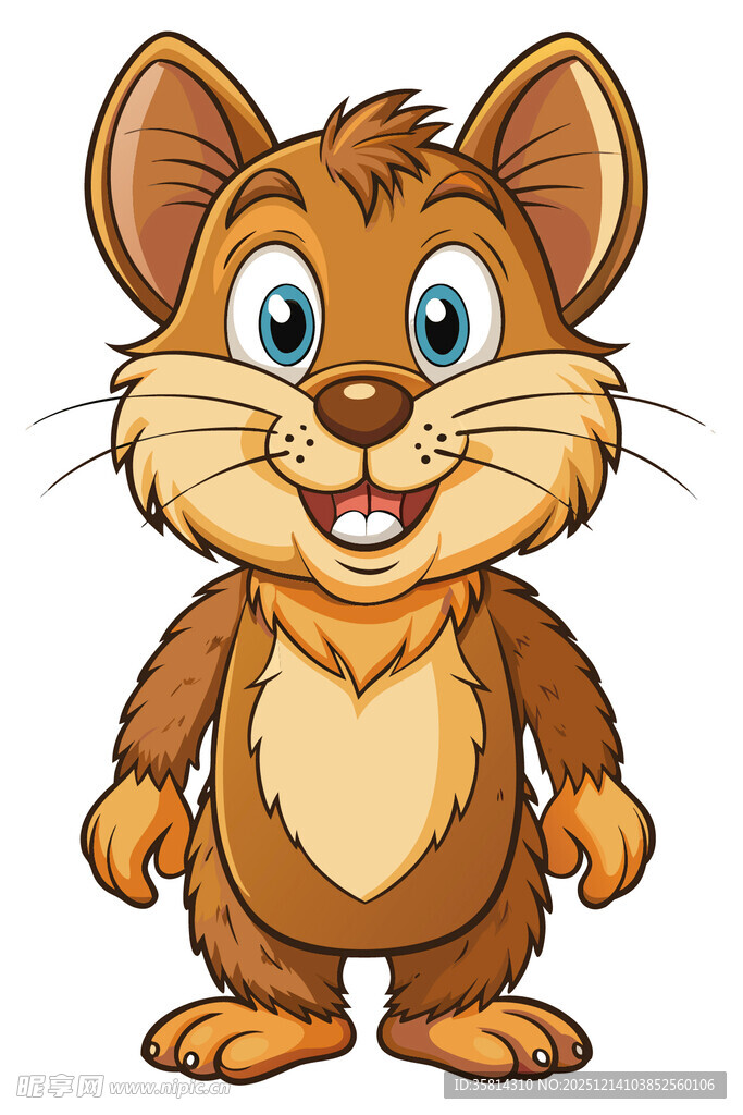 可爱卡通小老鼠形象