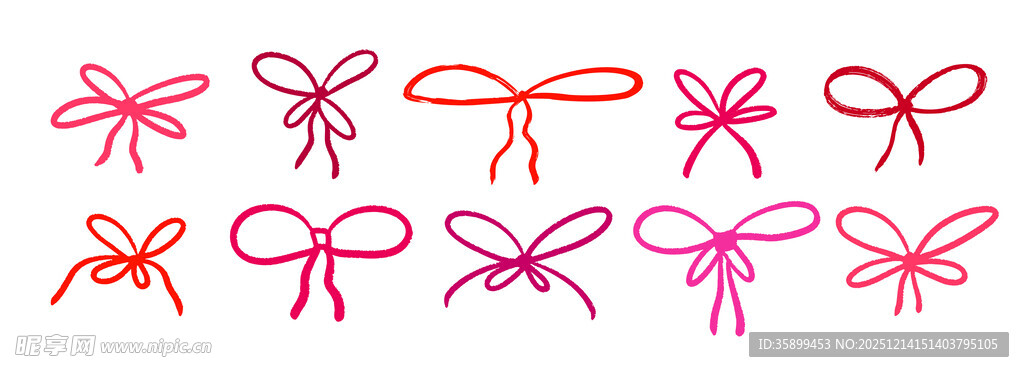 蝴蝶结图案