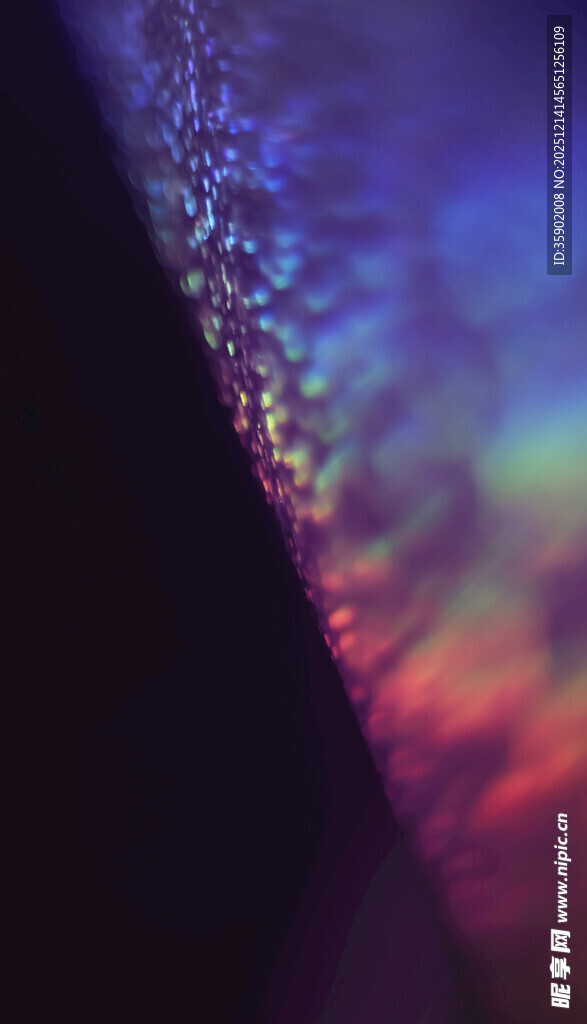 梦幻炫彩微观纹理画面