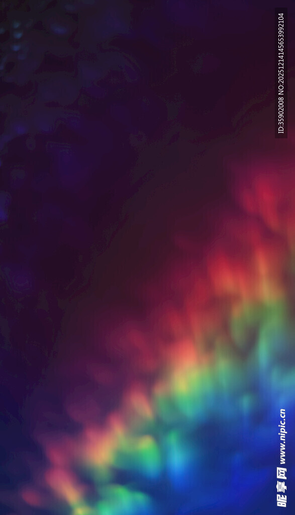 梦幻炫彩渐变背景