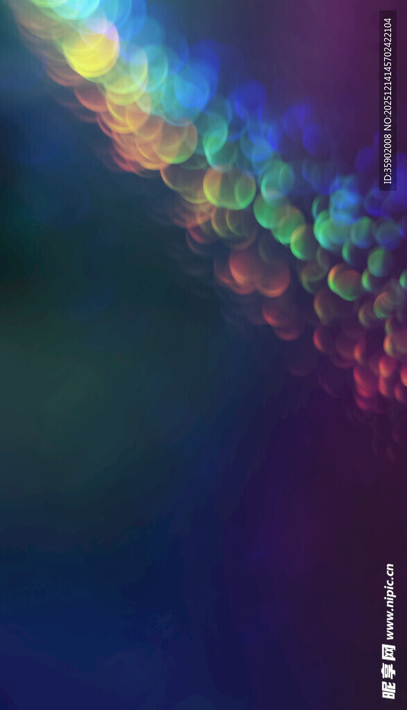 梦幻炫彩抽象光影背景