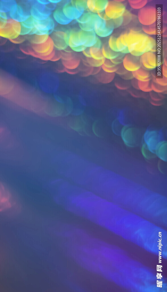 梦幻炫彩光斑背景图