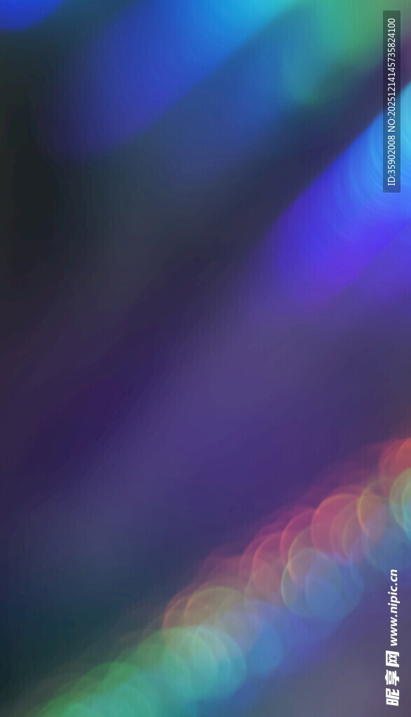 梦幻炫彩渐变光影背景