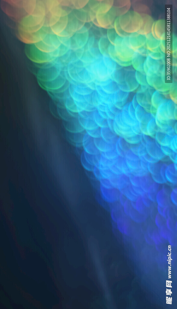 绚丽多彩的抽象光影图案