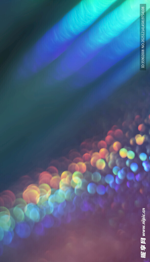 梦幻炫彩光斑背景图