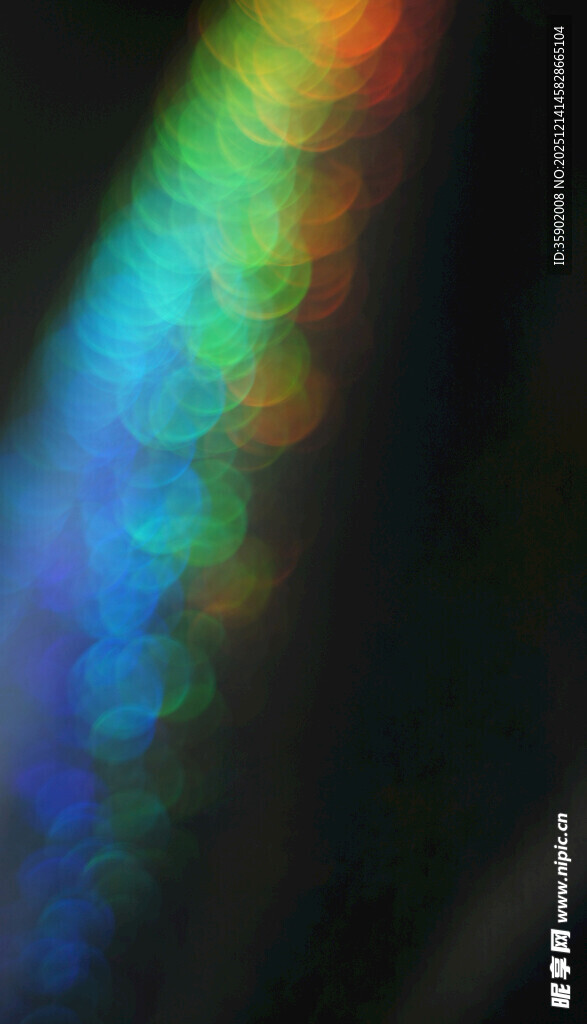 绚丽多彩的光带纹理