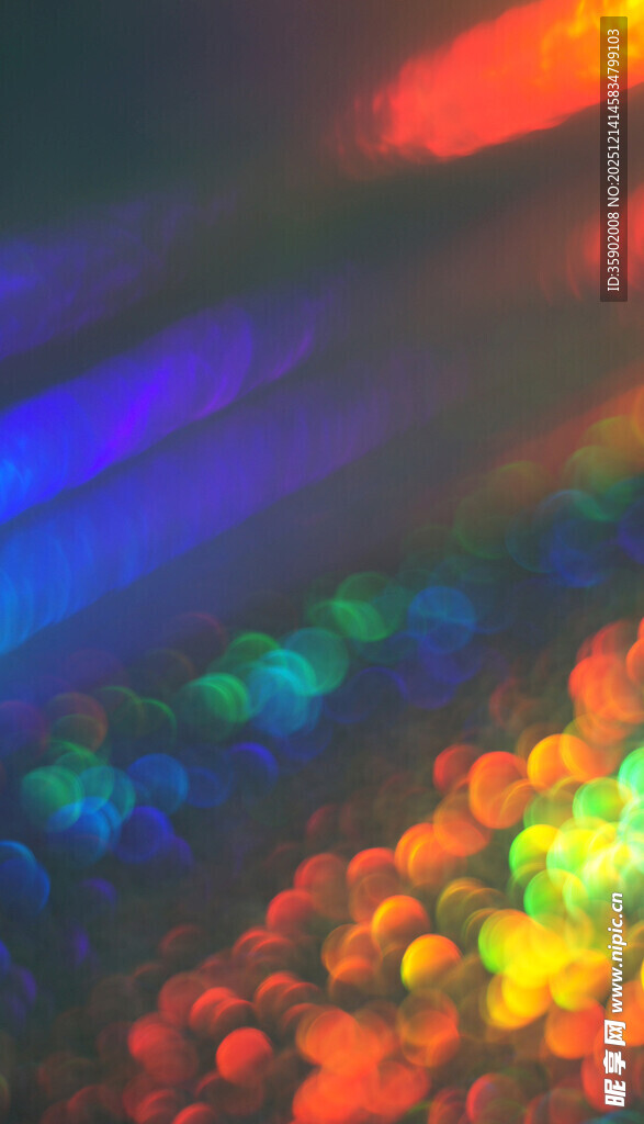 绚丽多彩抽象光影画面