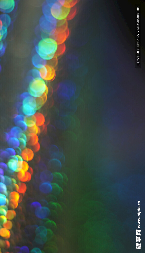 彩色光斑光影梦幻效果