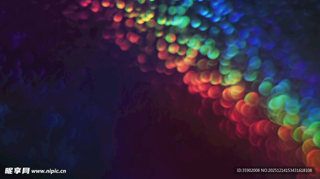 绚丽多彩的抽象光影图案