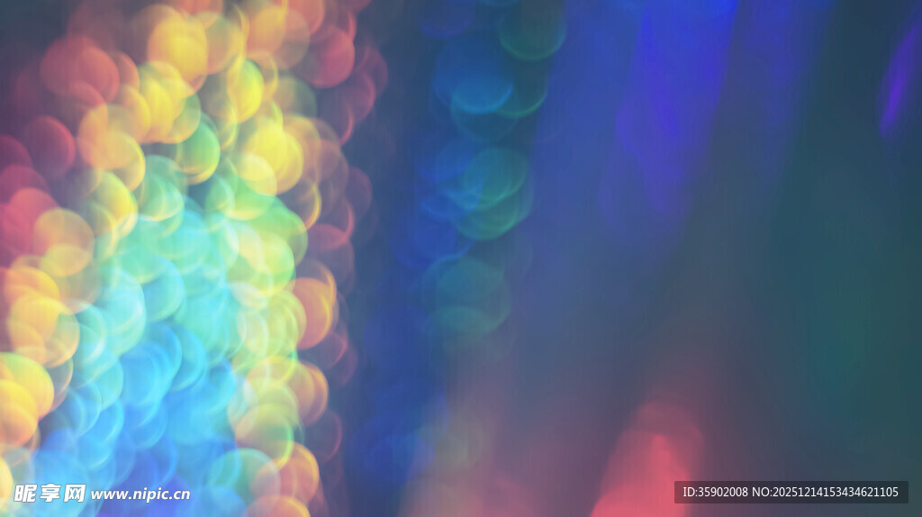 梦幻多彩抽象光影背景图