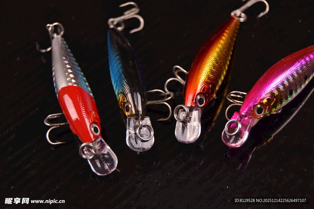 多彩路亚饵展示