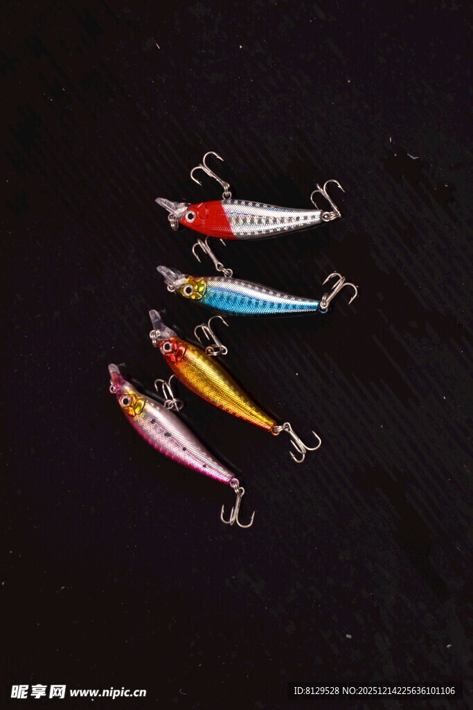多彩钓鱼假饵展示