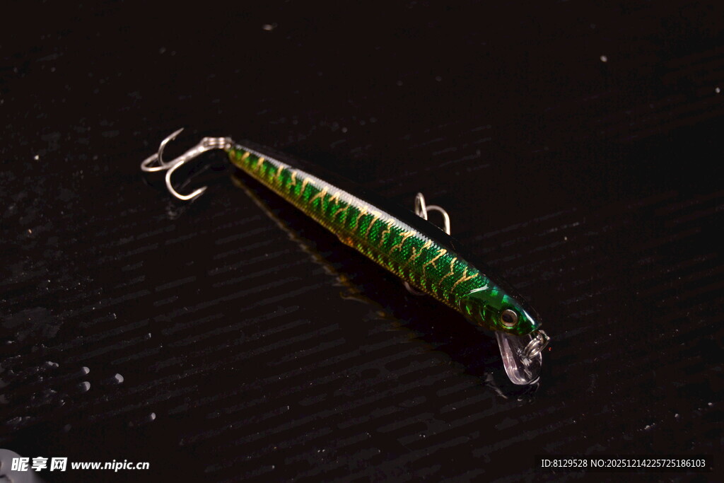 绿色仿真鱼饵
