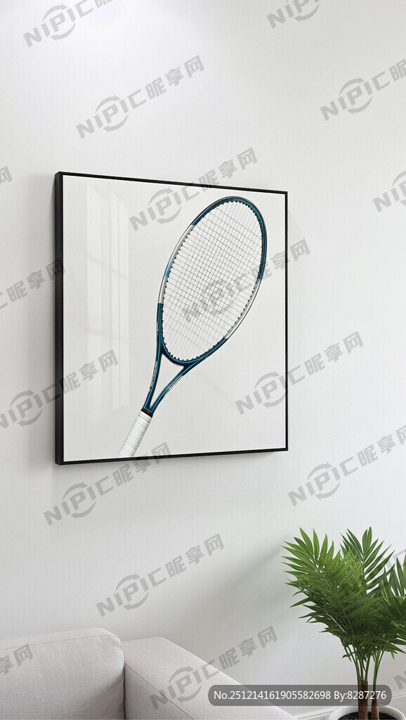网球挂画装饰墙面