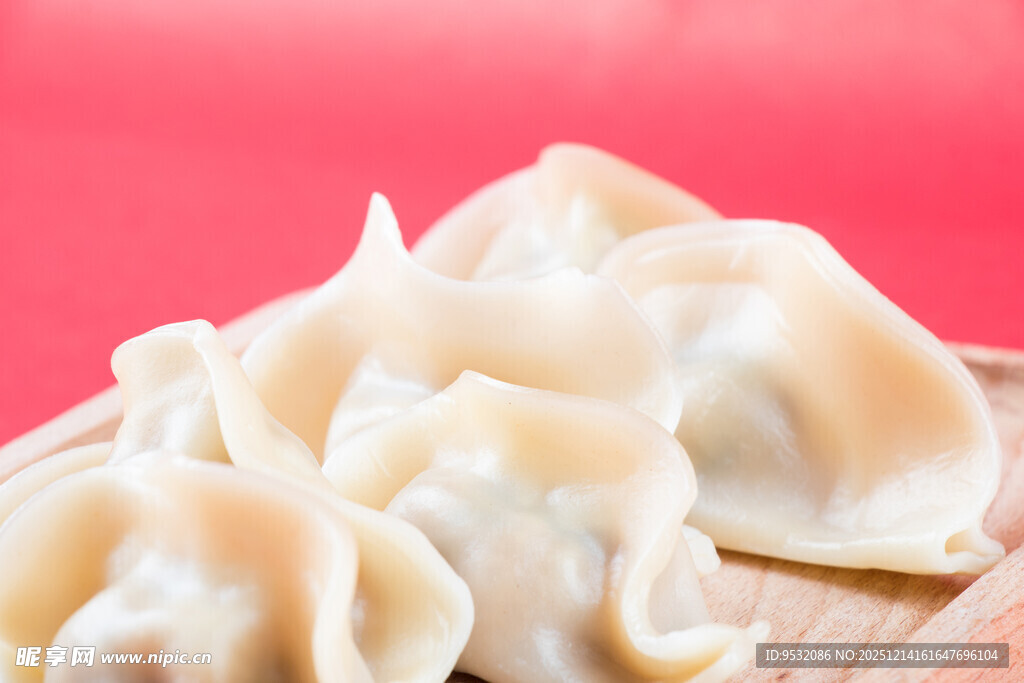 美味饺子特写