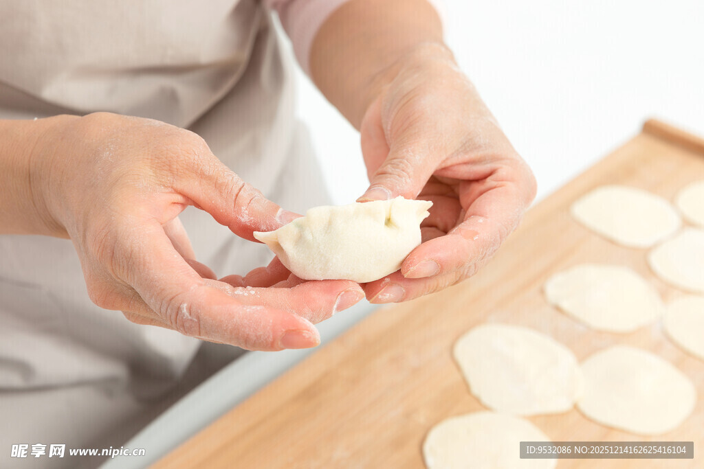 包饺子摄影