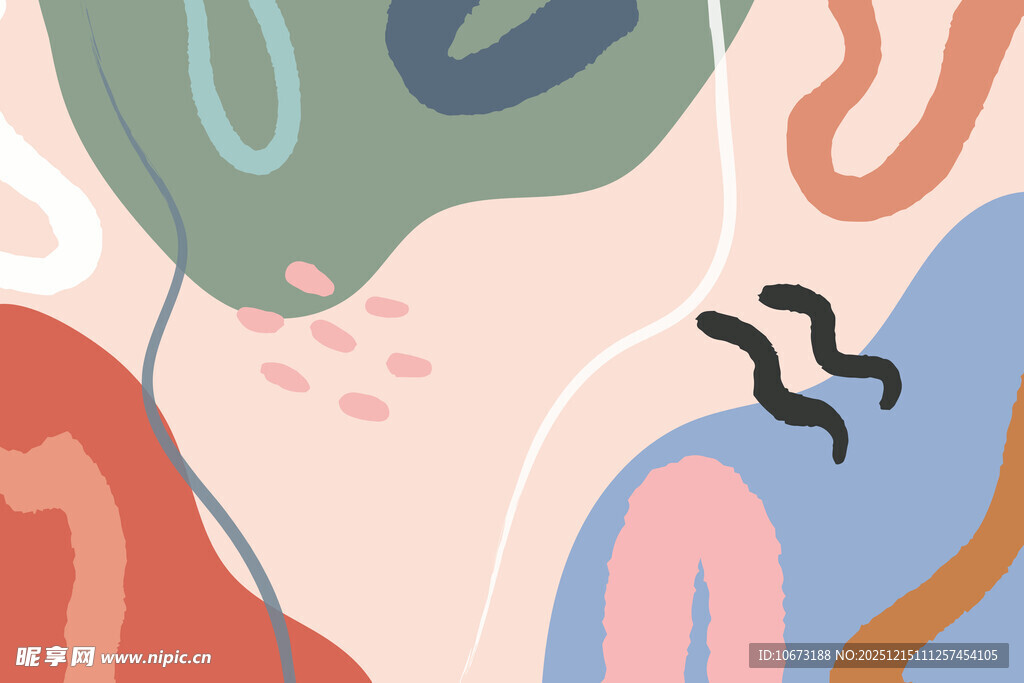 抽象多彩艺术图案背景