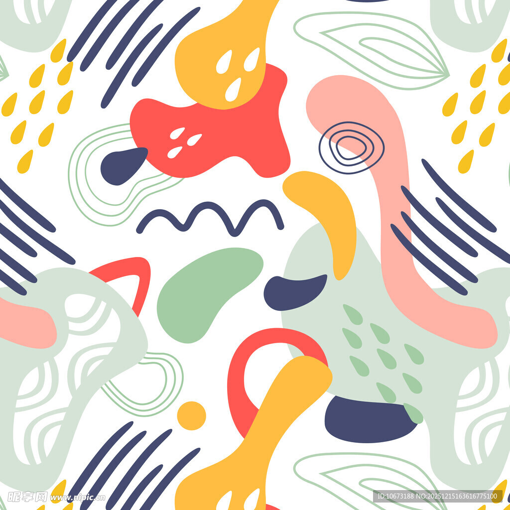 抽象几何多彩图案背景