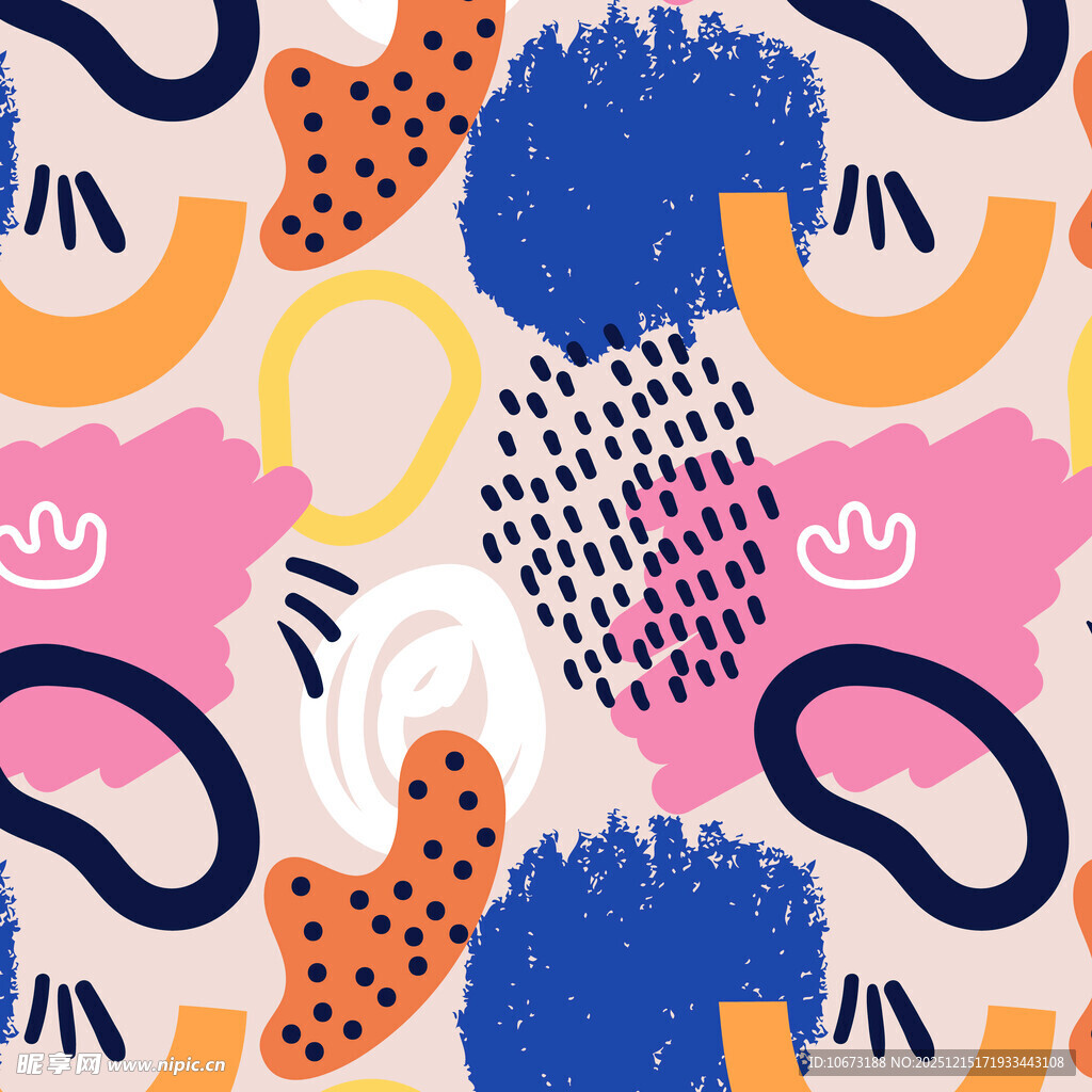 多彩抽象几何图案背景