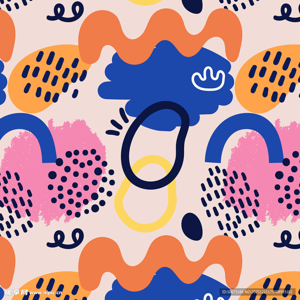 抽象多彩几何图案背景