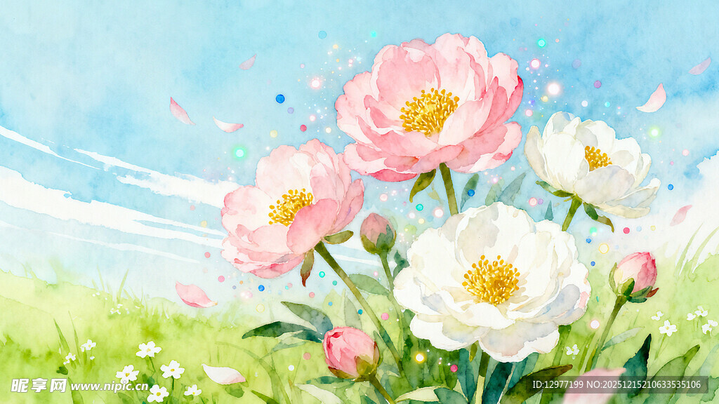 春日绽放的美丽花卉