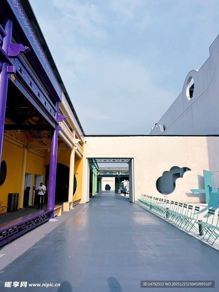 古雅建筑庭院景观