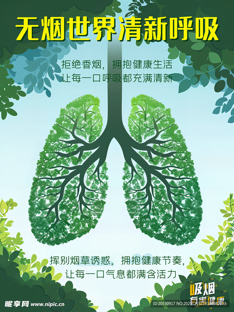 清新世界畅享肺部深呼吸