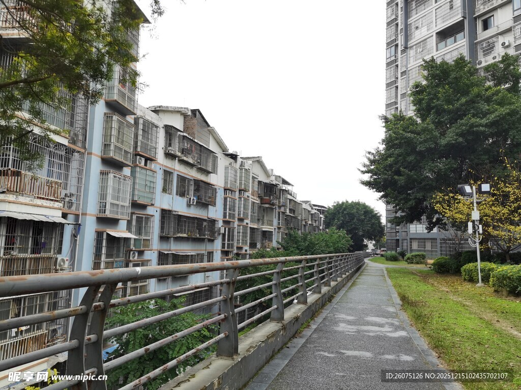 小区旁的幽静步道