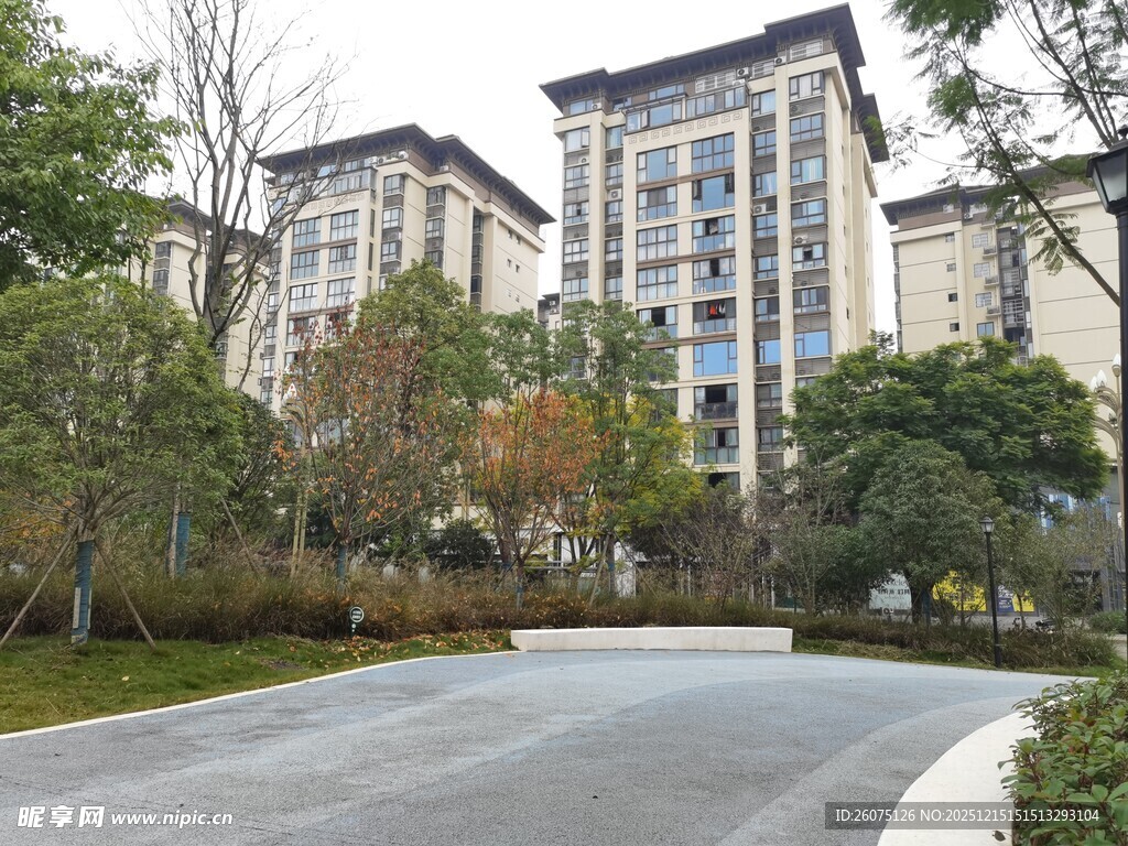 现代优雅住宅区景观