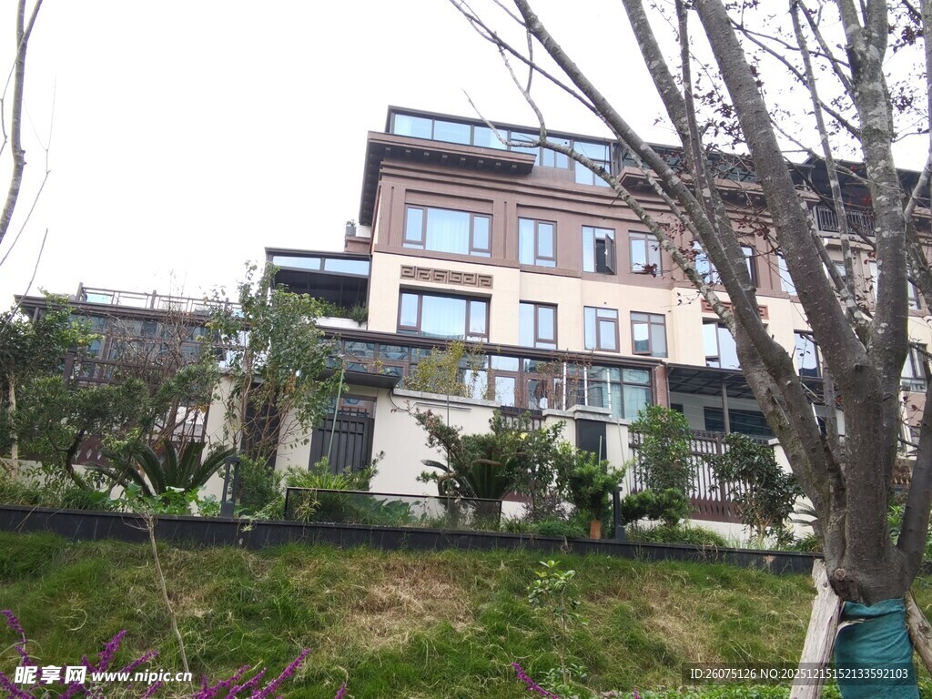 现代风格多层住宅景观