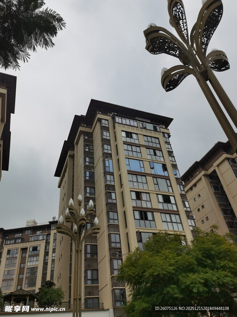 现代风格高层住宅建筑