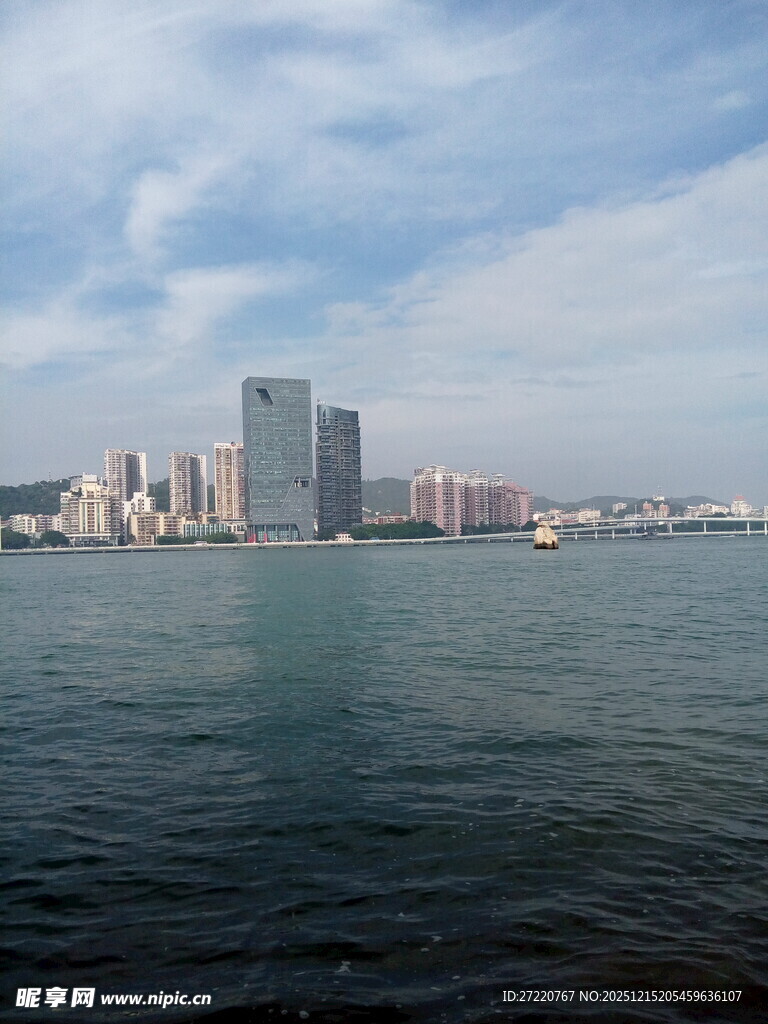 海滨城市天际线景观 厦门风景