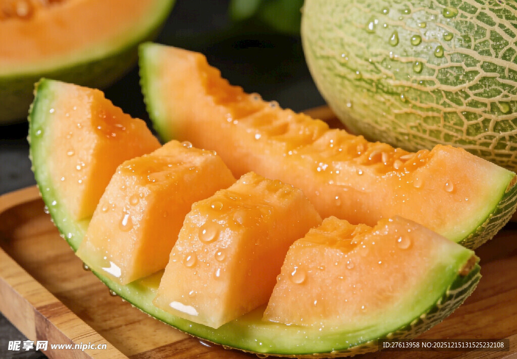 切块哈蜜瓜
