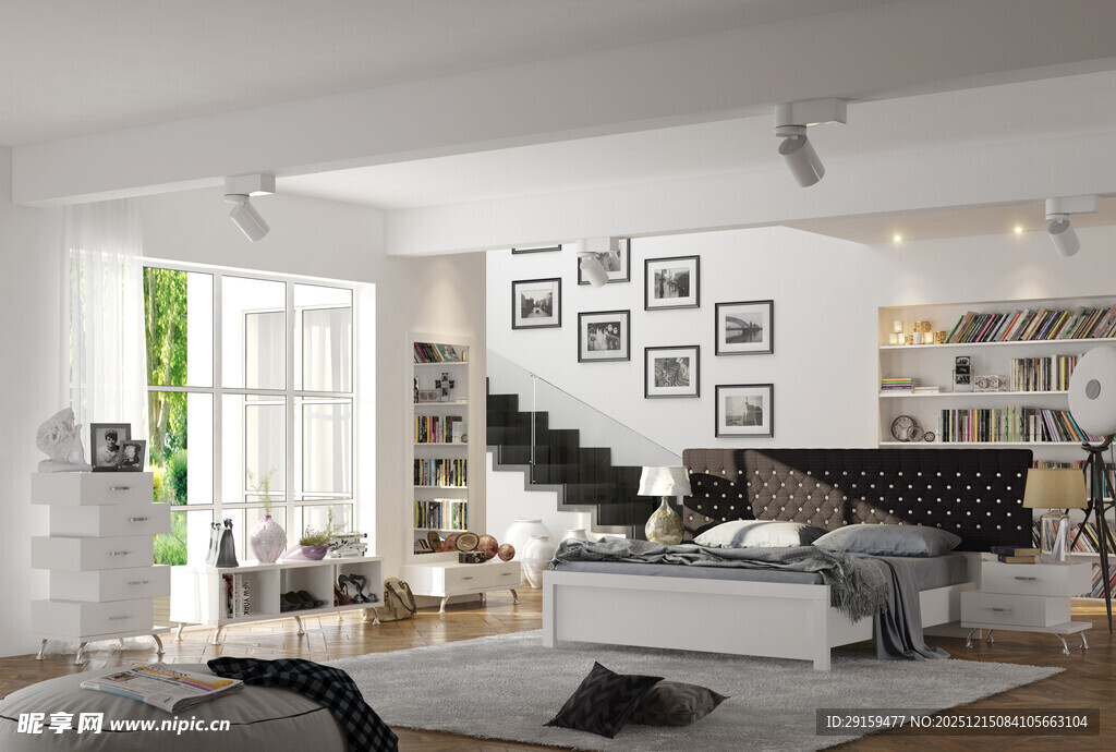 现代简约风客厅室内设计